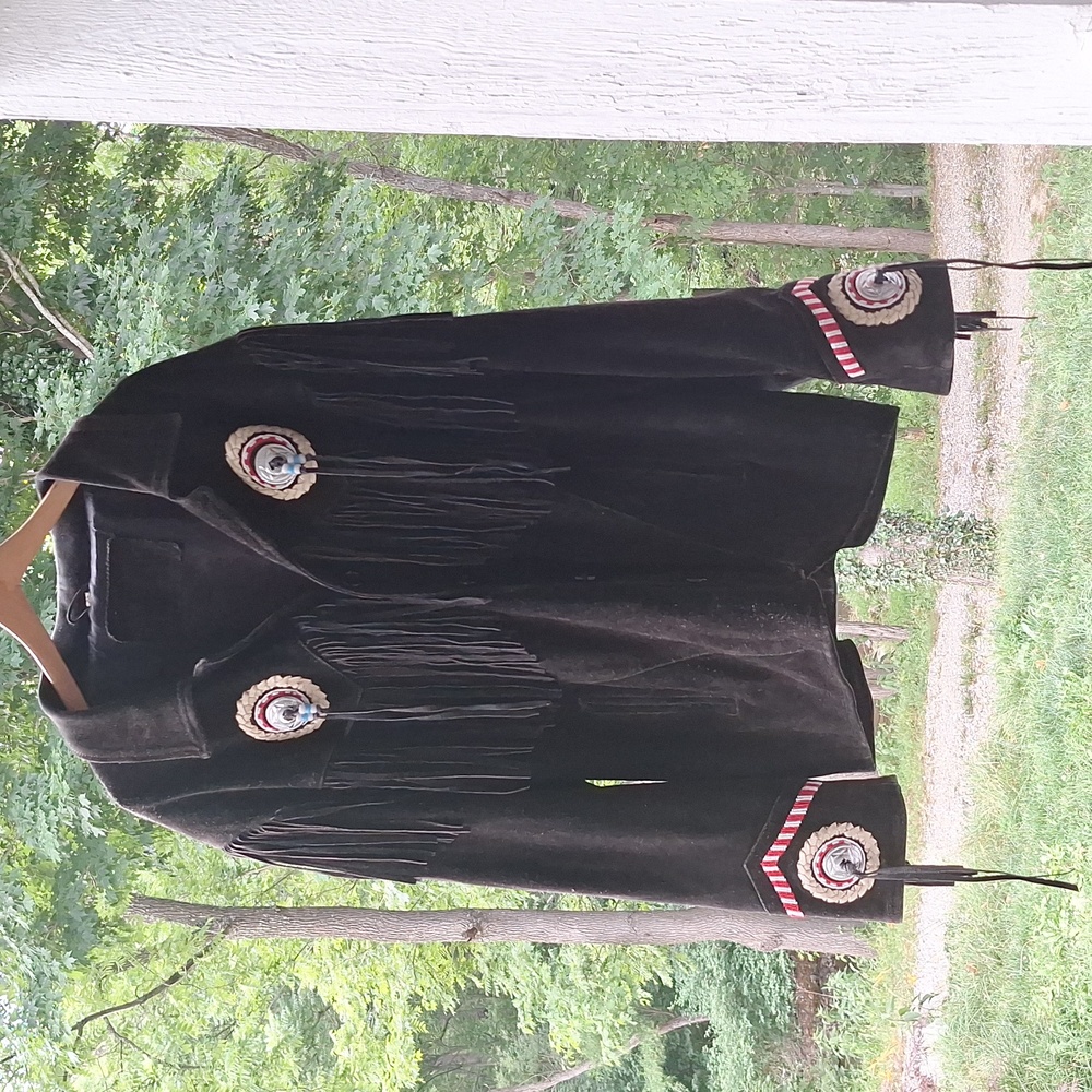 Vintage leather jacket Xl rare and unique